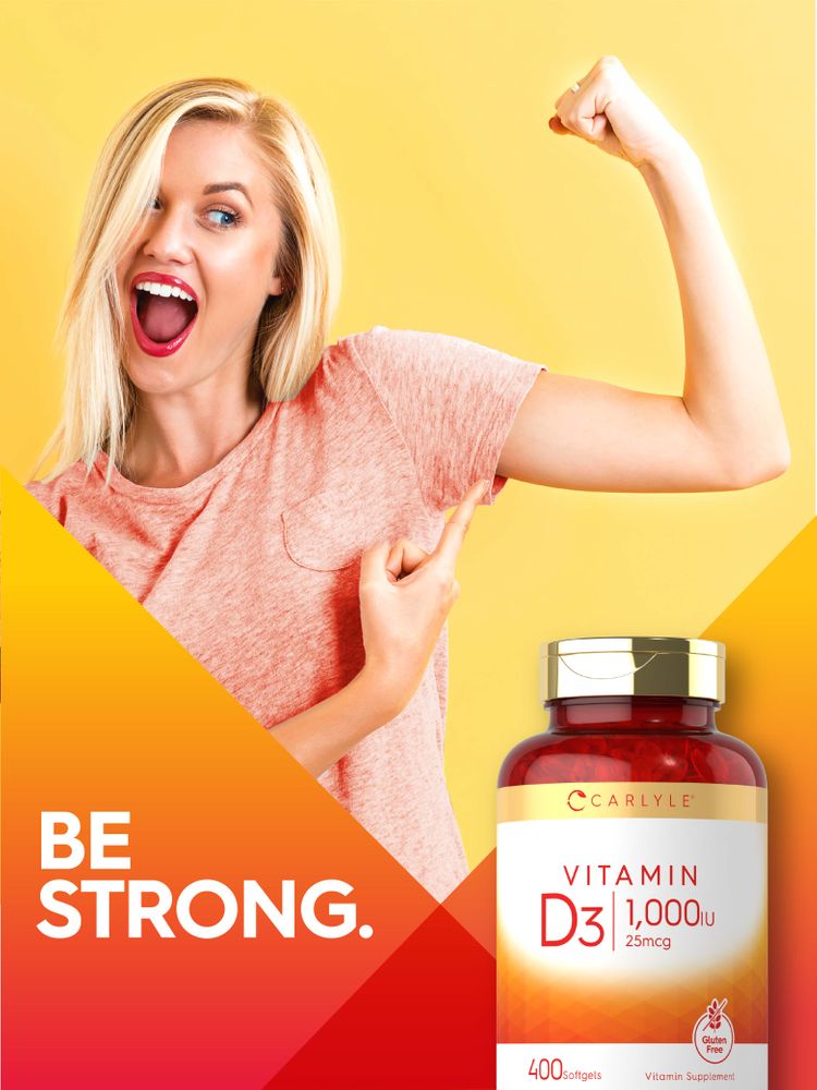 Vitamin D-3 1000IU | 400 Softgels