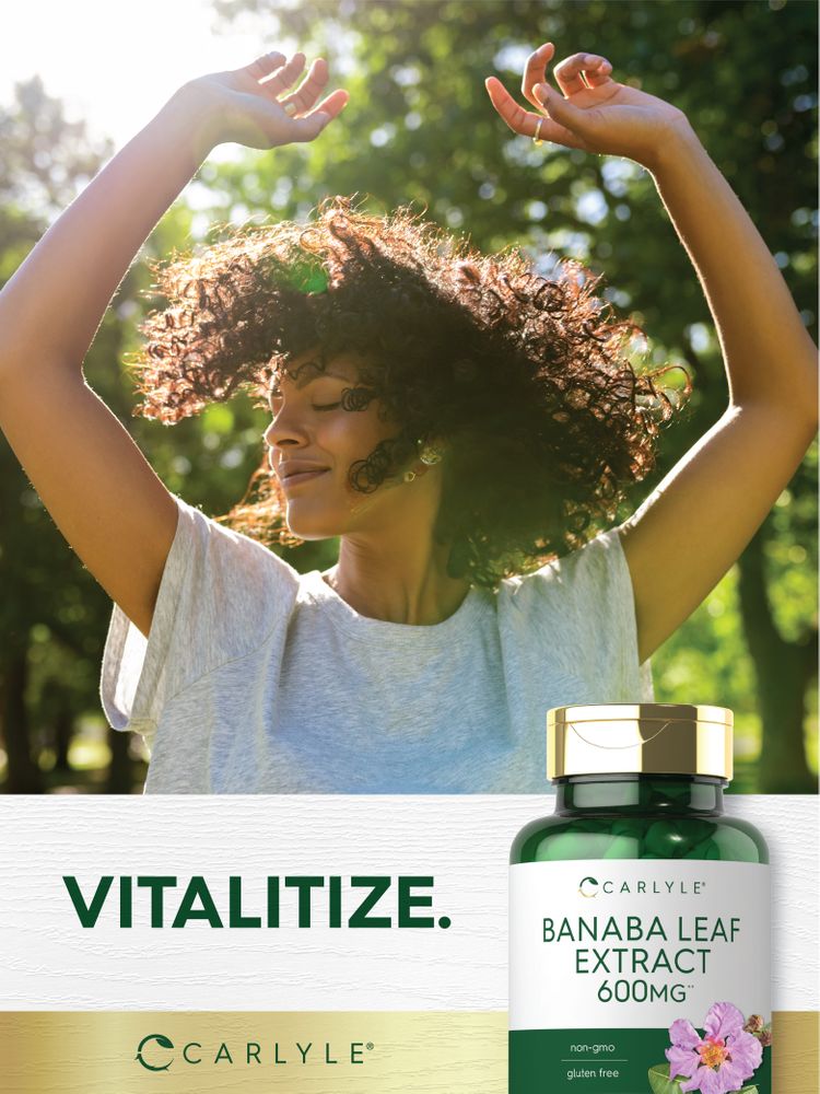 Banaba Leaf Extract 600mg | 200 Capsules