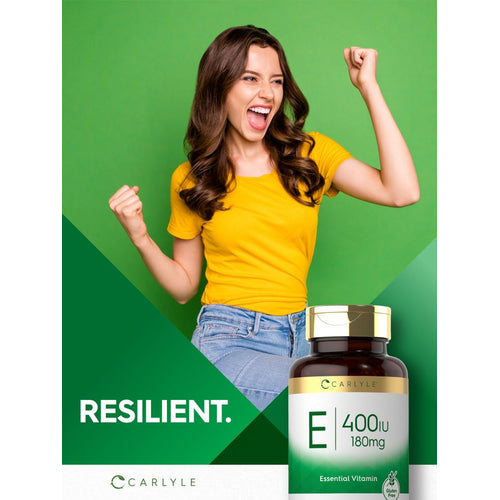 View 6 Vitamina E 180mg | 300 Cápsulas Blandas