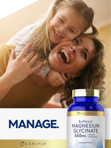 Magnesium Glycinate 665mg | 250 Capsules