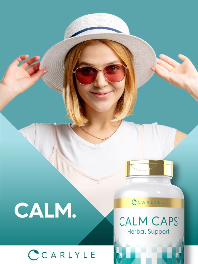 Calm Caps Herbal Support | 180 Capsules