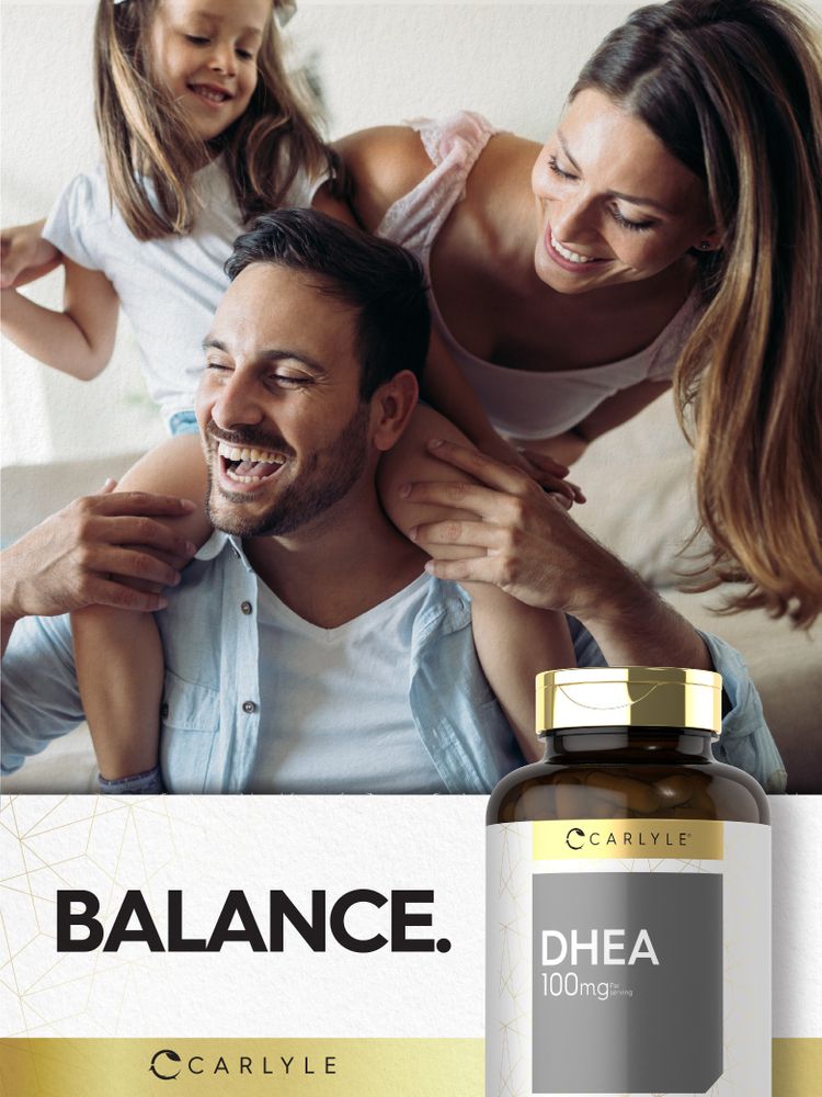 DHEA 100mg por porção | 300 Cápsulas