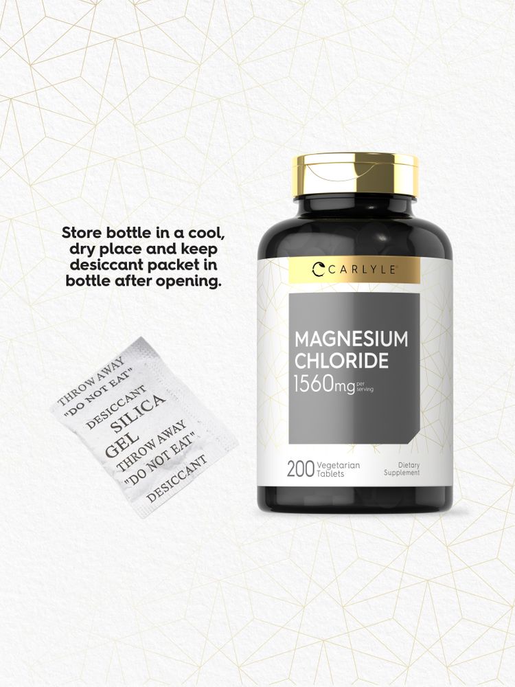 Magnesium Chloride 1560mg | 200 Tablets